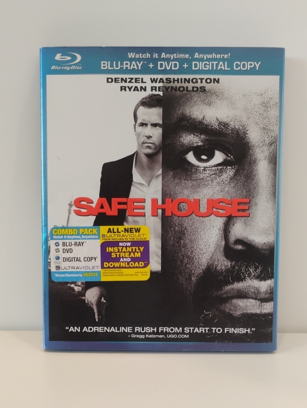 Safe House Blu-ray DVD Combo Pack - Like New
